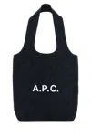 Apc A.p.c. Denim Small Ninon Shopping Bag