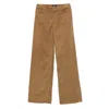 Apc Denim Straight Trousers In Brown