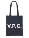 Apc A. P.c. Denim Tote Bag In Blue