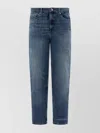 Apc Denim Trousers Distressed Belt Loops