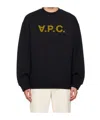 Apc A.p.c. Standard Grand Vpc Oversize Sweatshirt In Black