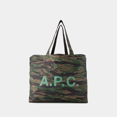 Apc Diane Reversible Tote Bag - A.p.c. - Synthetic - Khaki