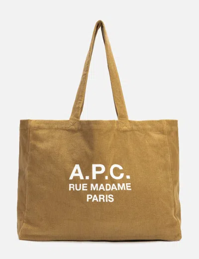 Apc Diane Rue Madame Shopping Bag In Brown