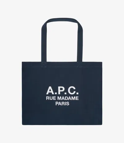 Apc Diane Rue Madame Shopping Bag One Size Dark Navy Blue
