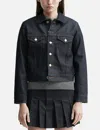 Apc Denim Dion Jacket Chest Pockets Tabs