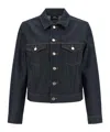 Apc Denim Dion Jacket Chest Pockets Tabs In Blue