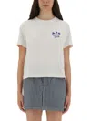 Apc A.p.c. White Cotton Body Disco T-shirt