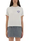 Apc A.p.c. White Cotton Body Disco T-shirt