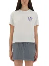 Apc T-shirt A. P.c. Woman Color White In Multi