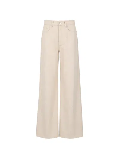 A.p.c. Domino Wide-leg Jeans In Neutral