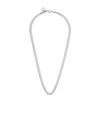 Apc Double-chain Necklace In Gray