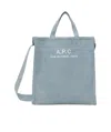 Apc Blue Recuperation Shopping Tote In Gray