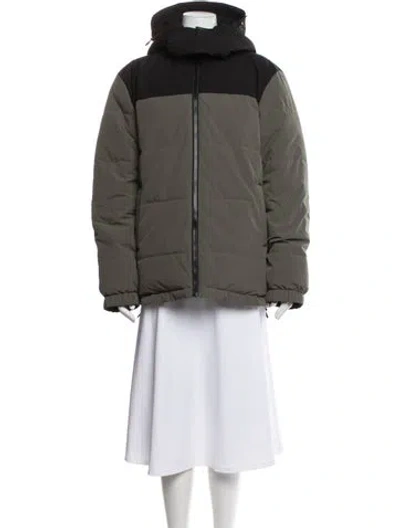 Pre-owned A.p.c. Down Jacket In Green