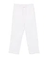 Apc Drawstring Casual Pants In White