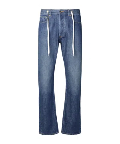 Apc A.p.c. Drawstring Jeans In Blue