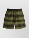 Apc Drawstring Waist Tie-dye Swimsuit Pockets