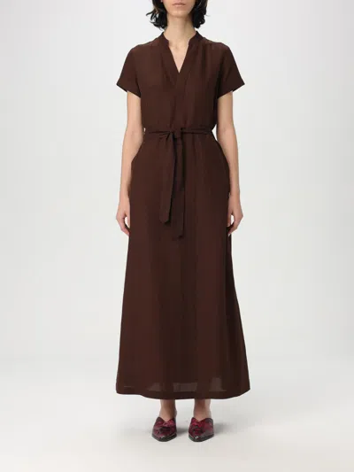 APC DRESS A. P.C. WOMAN COLOR BROWN,G48605032
