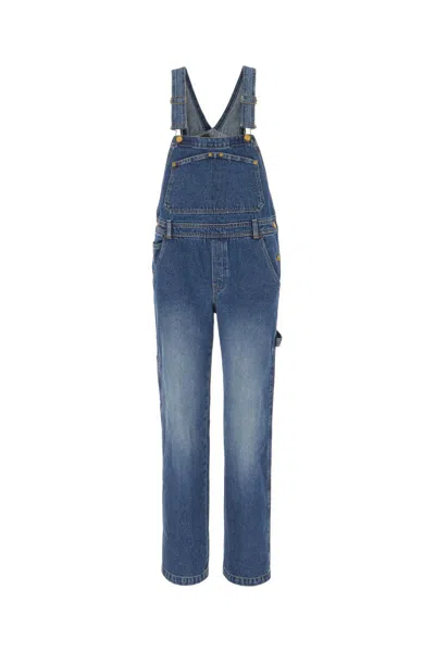 Apc A.p.c. Dress In Indigo Delave