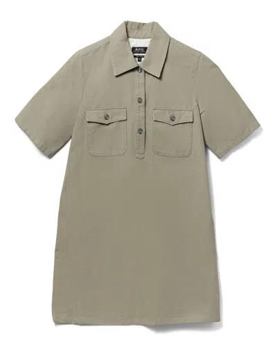 APC A.P.C. DRESSES GREEN