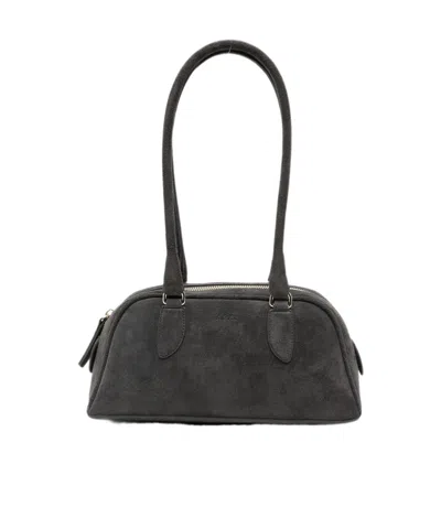 A.p.c. Dual-handle Shoulder Bag In Gray