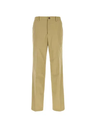 A.p.c. Straight-leg Casual Trousers In Brown
