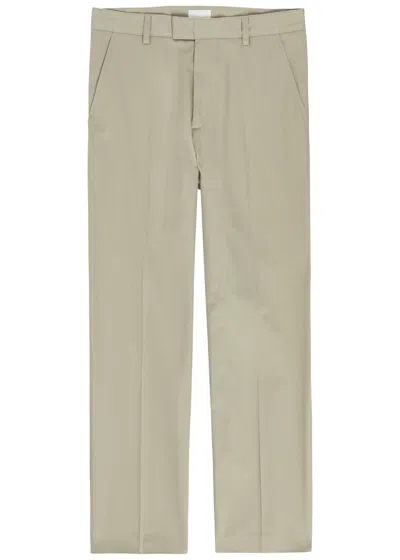 A.p.c. Dylan Straight-leg Trousers In Green