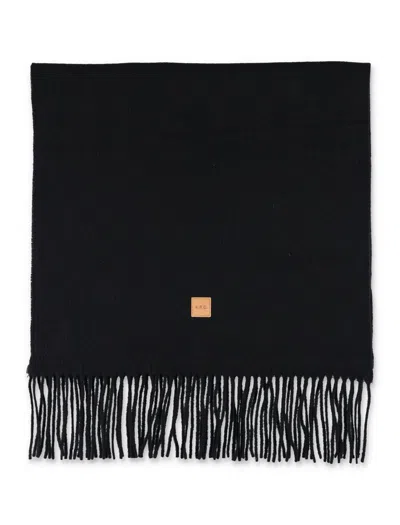 Apc A.p.c. Echarpe Aria In Black