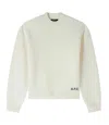Apc Ecru Merino Wool Jumper With Boxy Cut In White