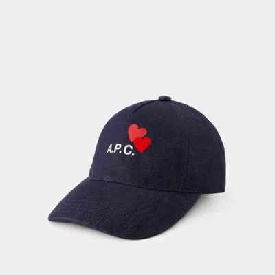 A.p.c. Eden Blondie Cap In Blue