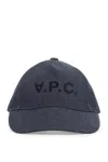 Apc A.p.c. Eden Denim Baseball Cap Men In Blue