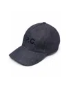 Apc A.p.c. Eden Hat In Denim Blue Canva In Blue