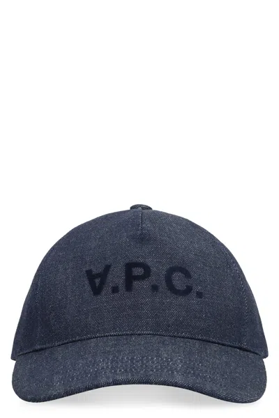 Apc Eden Logo Baseball Cap In Blue