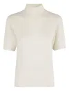 Apc Edie Short-sleeve Sweater In White