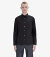 Apc Edouard Brodée Shirt Xl Black In Black