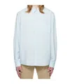 Apc Cotton Button-down Shirt In Blue