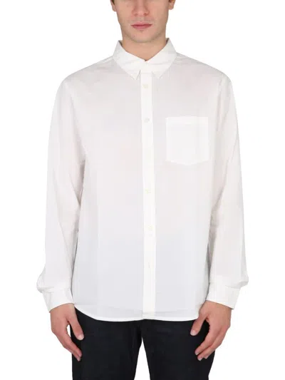 Apc A.p.c. Edouard Buttoned Shirt In White