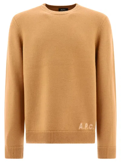 APC EDWARD KNITWEAR BEIGE