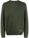 Apc A.p.c. Mens Edward Jumper In Green