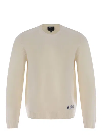 Apc A.p.c. "edward" Sweater In Brown