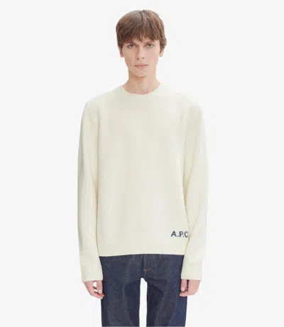 Apc Edward Sweater Xl Ecru
