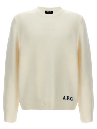 Apc Edward Sweaters And Cardigans White In Nude