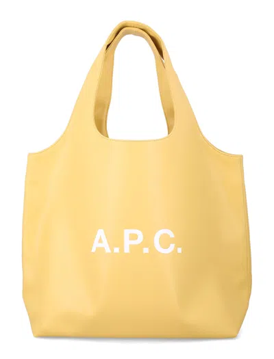 Apc A.p.c. Effortless Tote Handbag - 50cm X 34cm X 11cm In Yellow