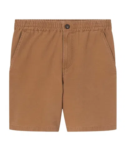 Apc Elastic Waist Shorts In Brown
