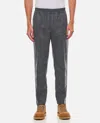 Apc A.p.c. Elastic Waist Tapered Leg Trousers In Grey
