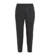 Apc Elasticated Tapered Trousers In Black