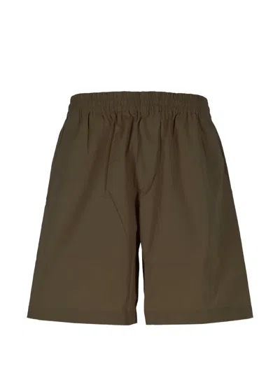 Apc Elasticated-waist Shorts In Green