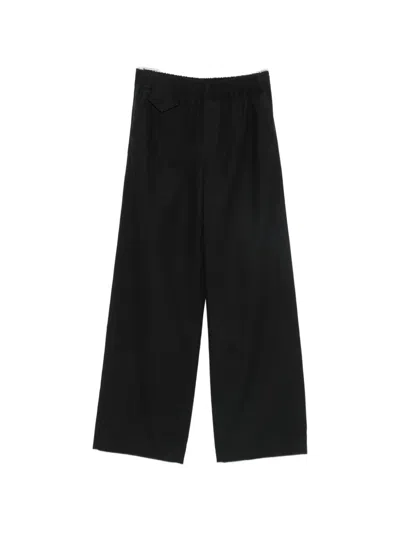 A.p.c. Elasticated-waist Trousers In Black