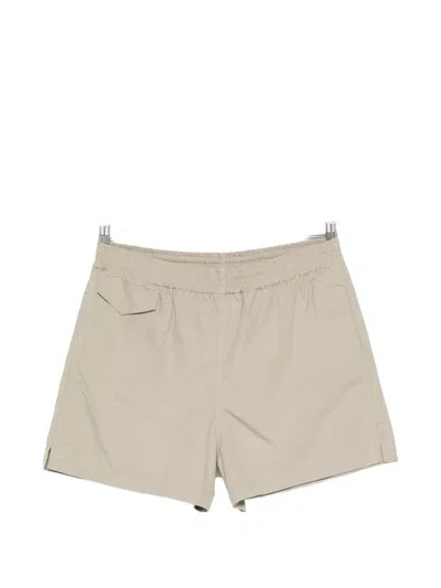 Apc Elasticated-waistband Shorts In Gray