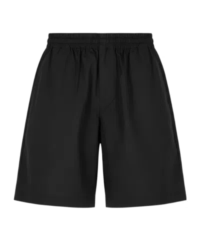 A.p.c. Elasticated-waistband Shorts In Black