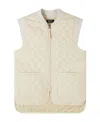 Apc Elea Quilted Gilet In Nude